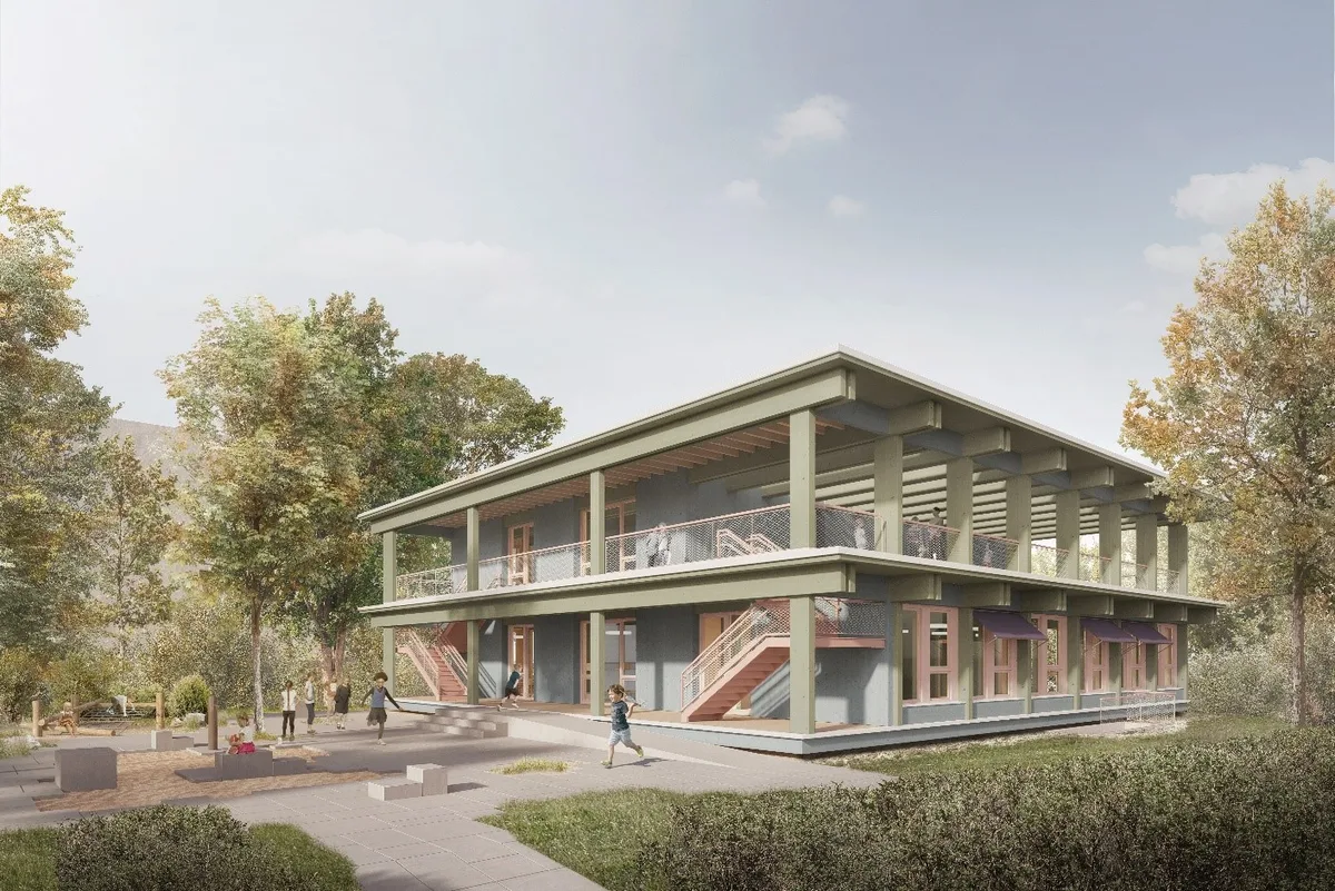 So könnten die neuen Wetziker Kindergärten aussehen.